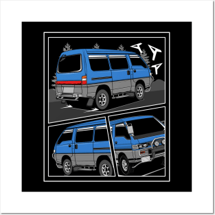 Jdm delica comic style 2 Posters and Art